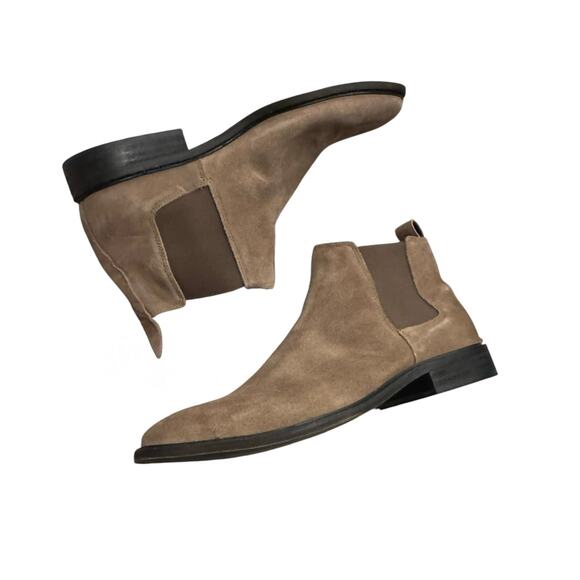AllSaints Men\'s Taupe Harley Chelsea Suede Pull-On Boot Size 45/ US 12 NWOB main image 8